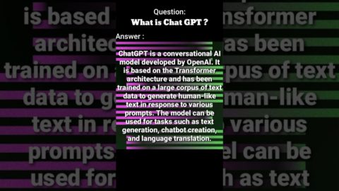 What is Chat GPT?#chatgpt #shorts #short #viralvideo #viralshorts #grow