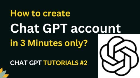 How to create chat gpt account in laptop for free? | Learn ChatGPT | AI