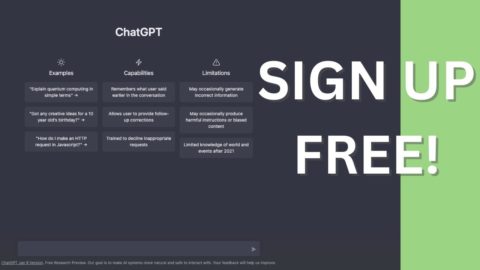 Signing Up for a Free ChatGPT Account