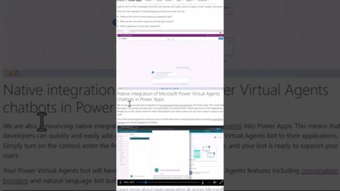 Power Virtual Agents Chatbots in Power Apps