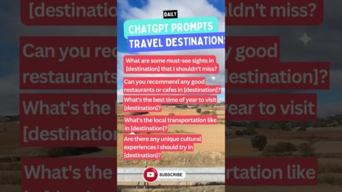 ChatGPT Prompts About Travel #chatgpt #how #tips #daily #ai #love #like #travel #travelvlog #trend