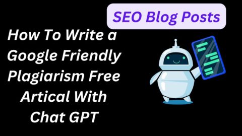 How to Write a Google-Friendly Plagiarism-Free Article With Chat GPT | How to Write a Blog Post