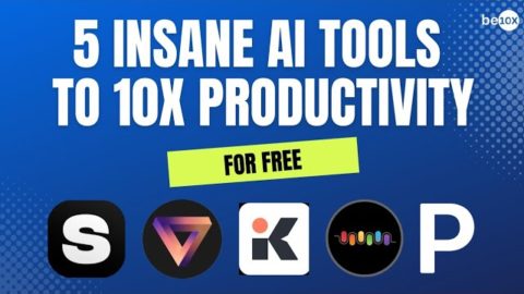 5 Insane AI Tools To 10X Productivity! 🚀🔥 #freeaitools #productivity #bestaitools