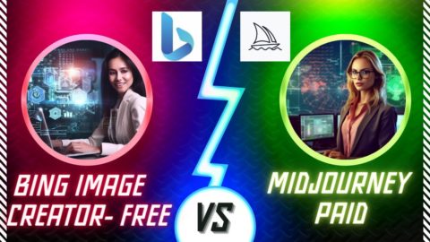 FREE Microsoft BING Image Creator (GPT4) VS PAID MIDJOURNEY V 5.1 KIYASLAMA: HANGISI DAHA IYI?