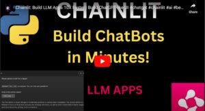 Chainlit: Build LLM Apps 10X Faster | Build ChatGPT-like UI #chatgpt #chainlit #ai #beginners