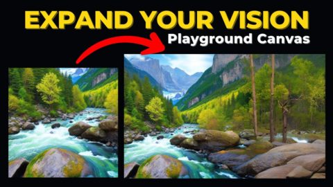 Playground AI Tutorial👨‍💻 –Expand The Vision Of Any Image Using Playground AI’s Canvas 🤞 #aiart