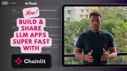 Now Build & Share LLM Apps Super Fast with Chainlit