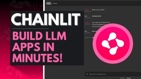 Chainlit: Build LLM Apps in MINUTES!