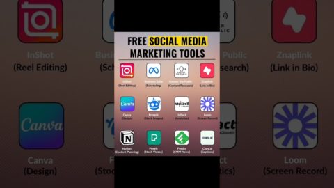 Free Social Media Marketing Tools 🔥🔥 #AI #ChatGPT #ArtificialIntelligence#AutoGPT #ytshorts #shorts