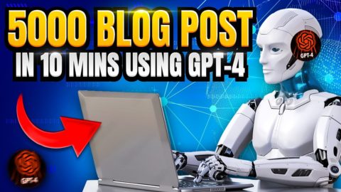 Writing A 5000 Word Blog Post in 10 Minutes Using GPT-4 (Insane Quality)