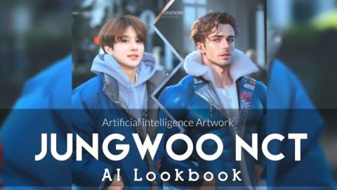 [4K AI ART] JUNGWOO NCT | SketchZa | Superstar #aiart #AIArtlookbook #ailookbook