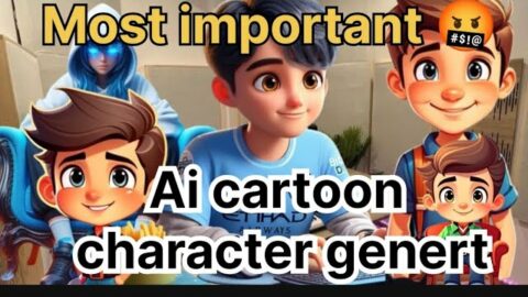 Create Stunning AI Cartoon Characters Using Only Your Mobile – Faceless YouTube Channel