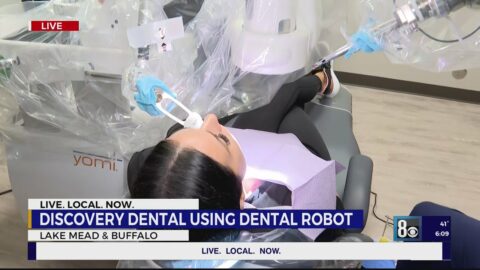 Robotic dental system being used by Las Vegas dentist