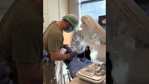 Dentist places 6 implants in 90 seconds with Yomi robot